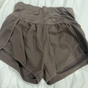 Love tree brown athletic shorts large